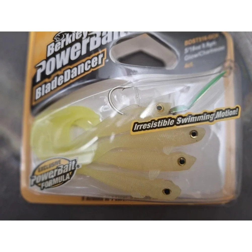Vintage Berkley Blade Dancer Lure 5/16 oz‎ Electric YELLOW Power Bait